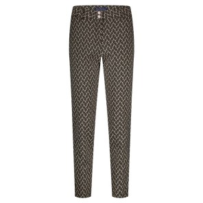 Red Button Broek Diana Graphic Black multi